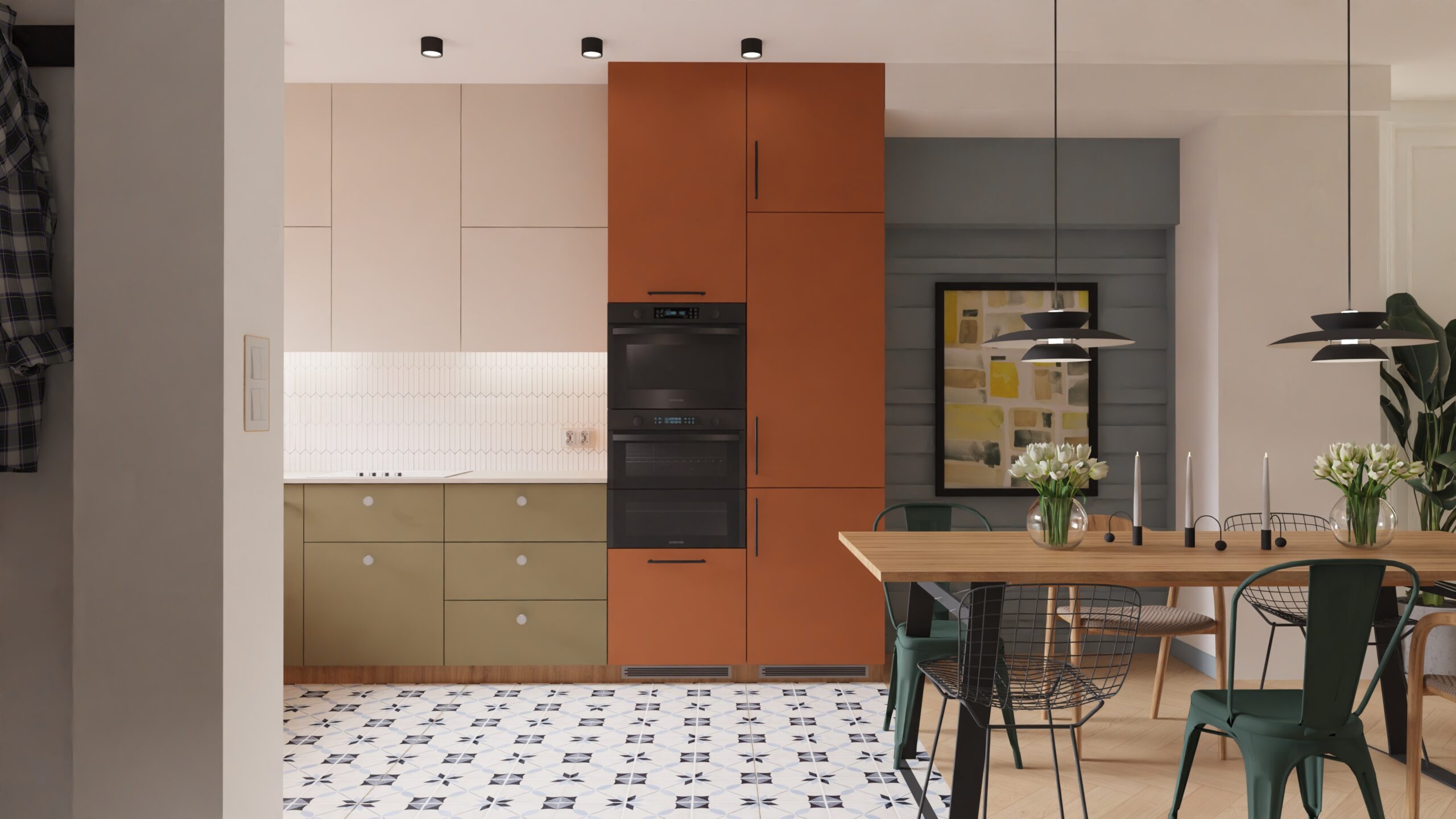 Architekt wnetrz znowu wmiksował rudy, a klienci pokochali kolory.