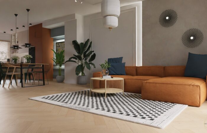 Rude elementy wyposażenia wnętrza