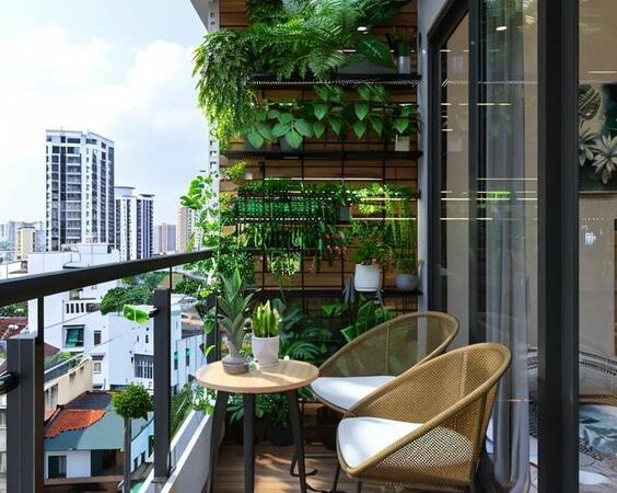 Inspiracja na mały balkon